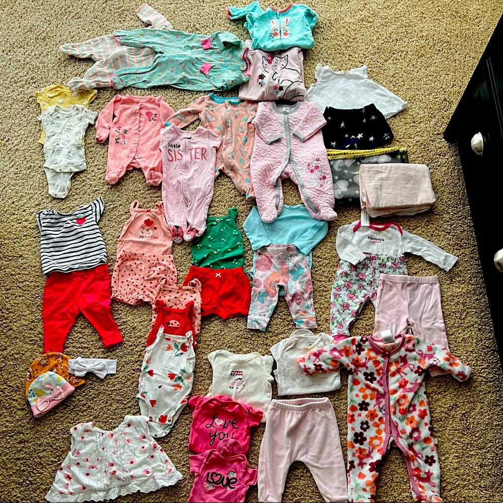 BABY GIRL SET - 38 PIECE SET!